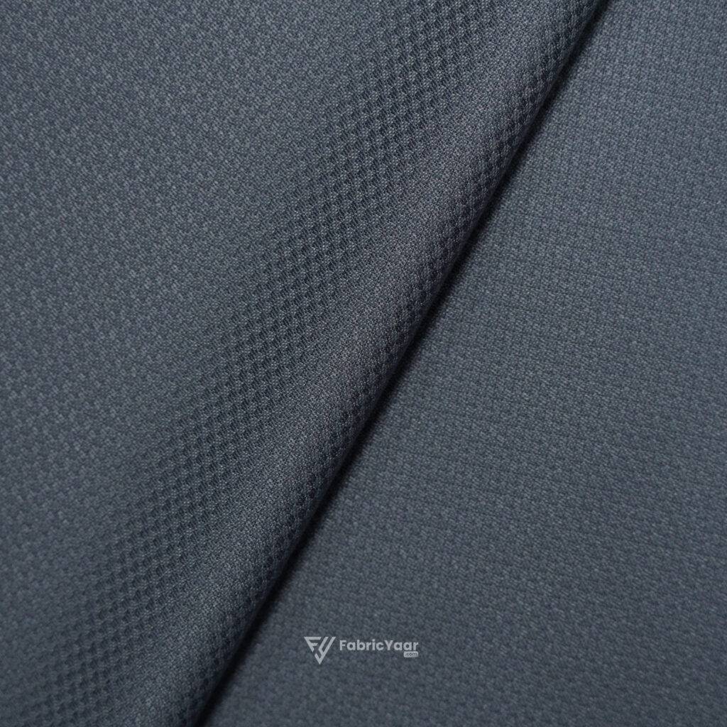 Cadini Italy Textured T/R Ice Grey Suit / Pant Fabric (Width 58 Inch)