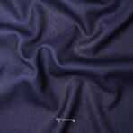 Cadini Italy Textured T/R Navy Blue Suit / Pant Fabric (Width 58 Inch)