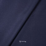 Cadini Italy Textured T/R Navy Blue Suit / Pant Fabric (Width 58 Inch)