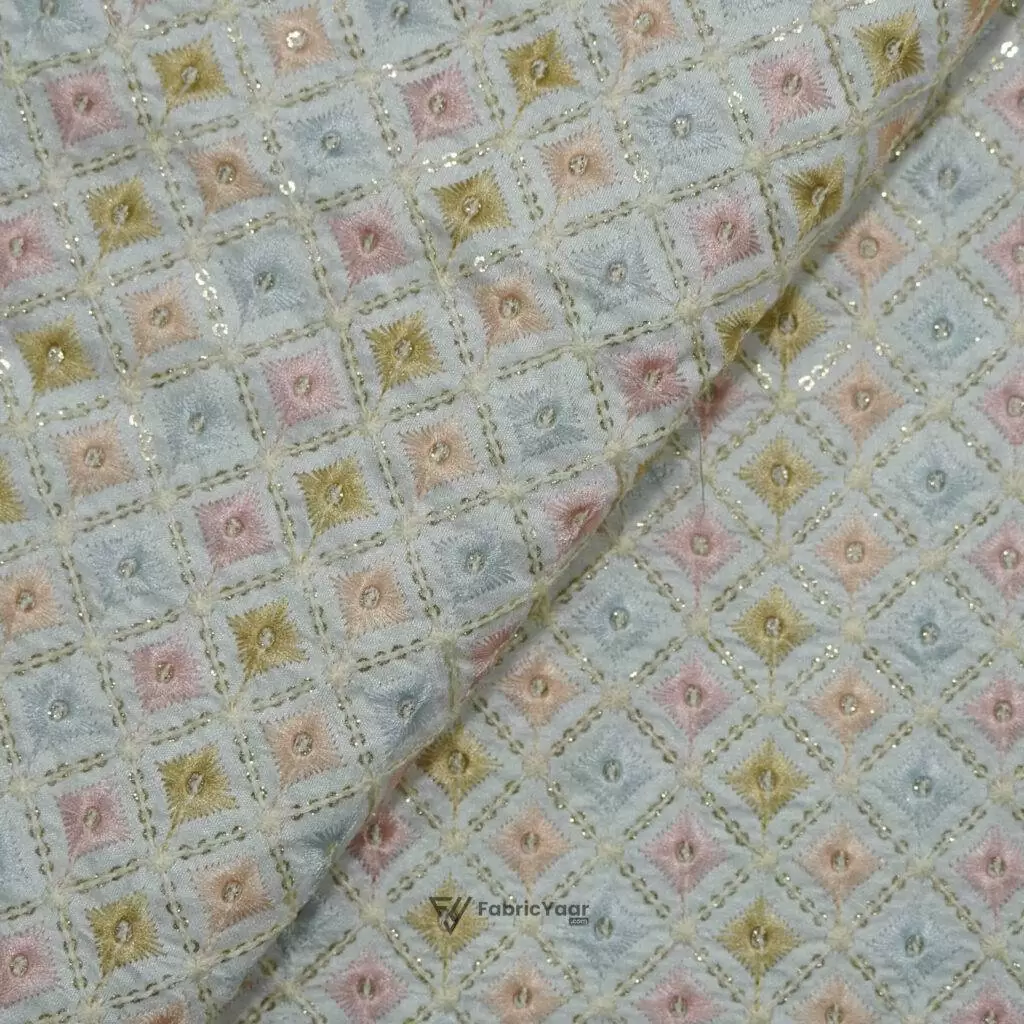 Four Way Stretched Lachka Blue Suit / Pant Fabric  (Width 58 Inch)