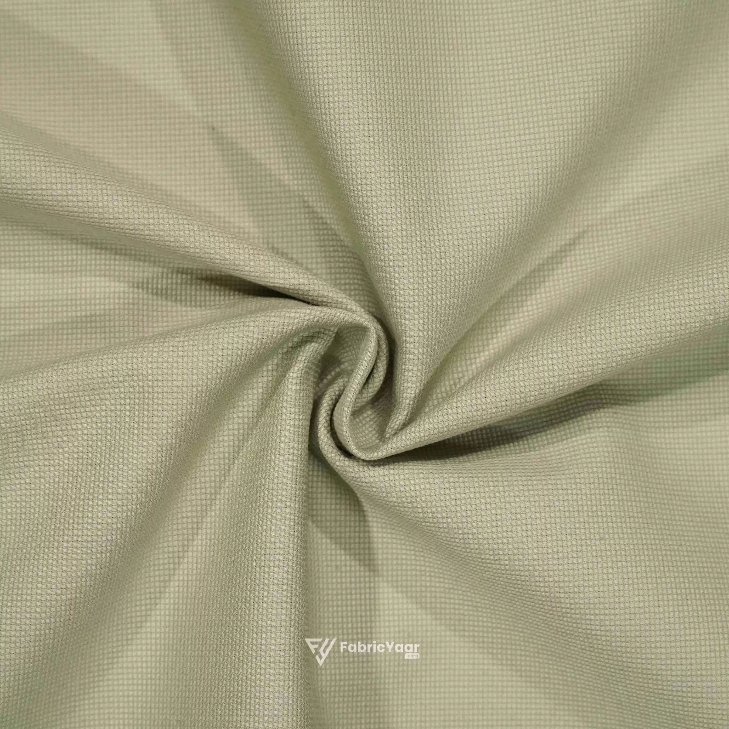 Birla Century Stretchable Velour Olive Matte Cotton Trouser Fabric (Width 58 Inch)
