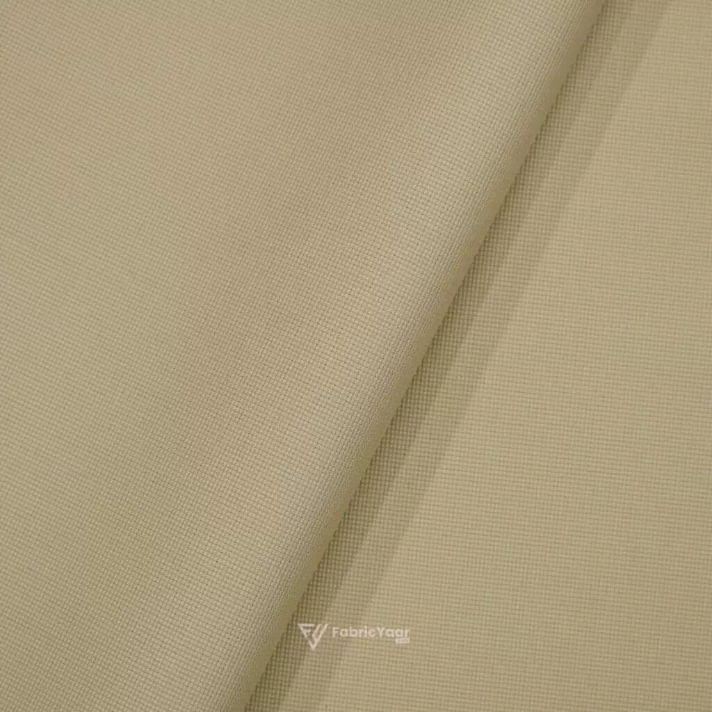 Birla Century Stretchable Misty Brown Matte Cotton Trouser Fabric (Width 58 Inch)