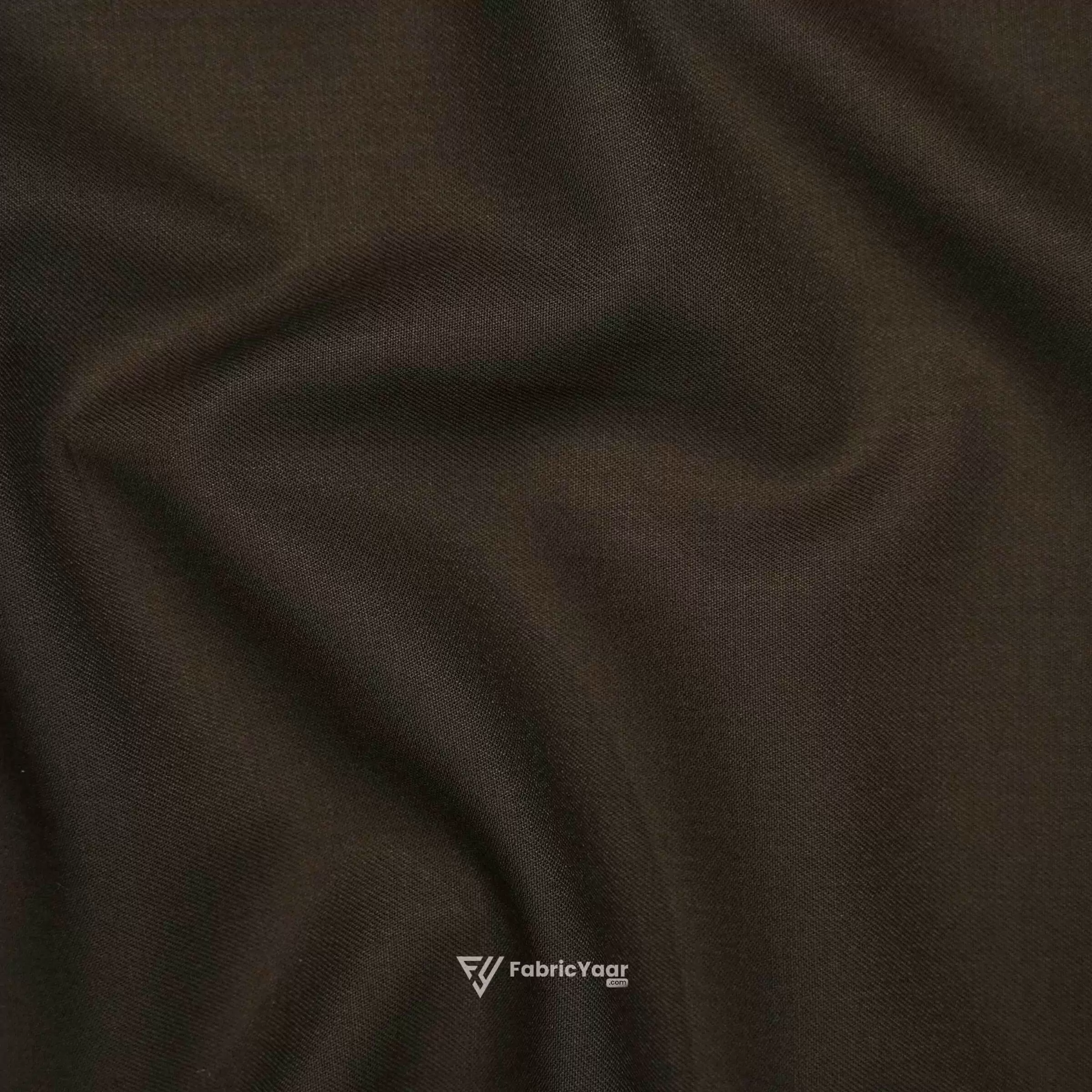 D&J T/R Plain Coffee Brown Suit / Pant Fabric (Width 58 Inch)
