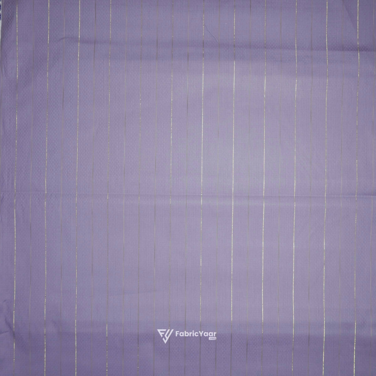 Cotton Lawn Zari Lining Self Jacquard Lavender Shirt / Kurta Fabric (Width 58 Inch)