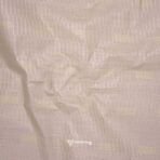 Cotton Lawn Jacquard Buta Work Cream Shirt / Kurta Fabric (Width 58 Inch)