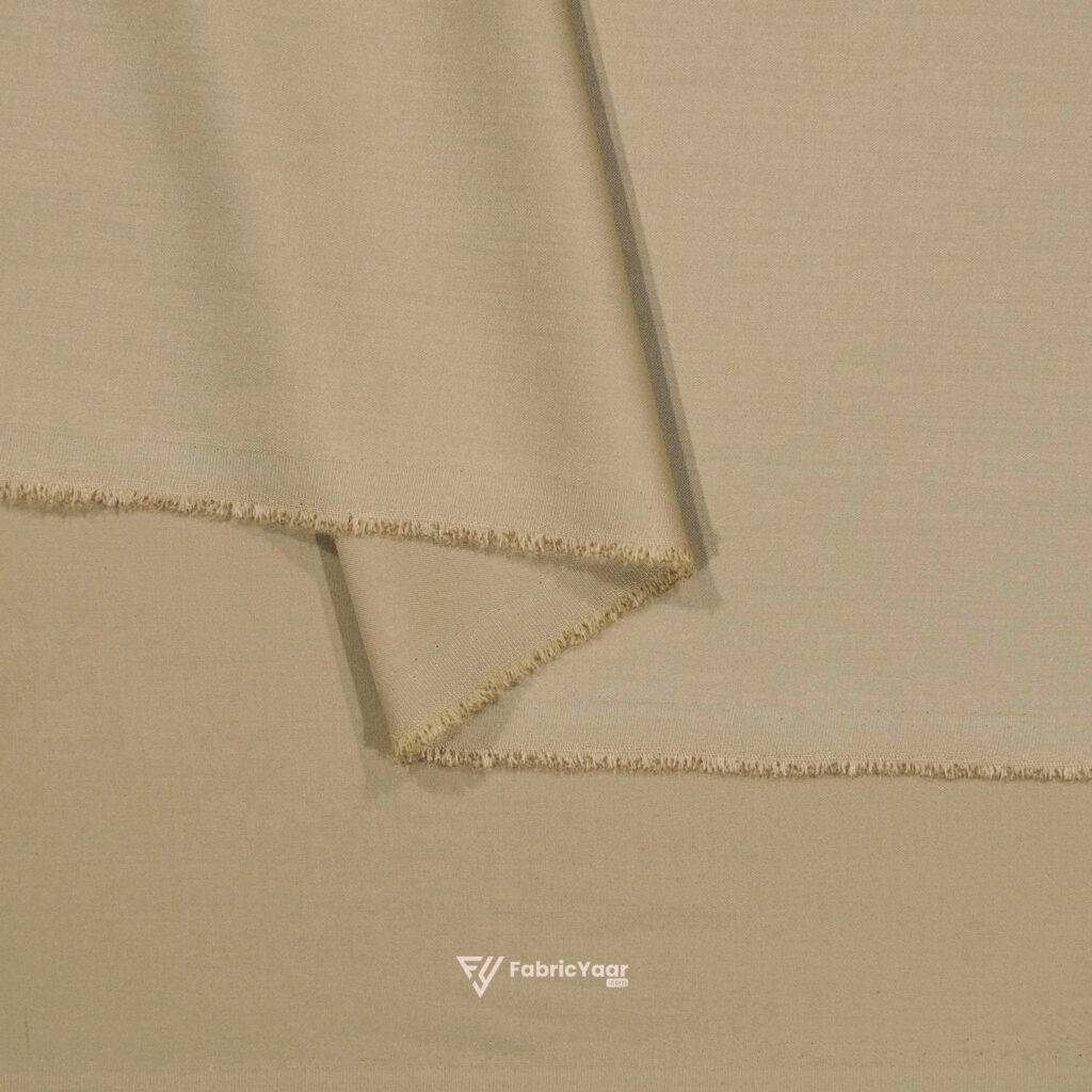 Imported T/R Plain Camel Suit / Pant Fabric (Width 58 Inch)