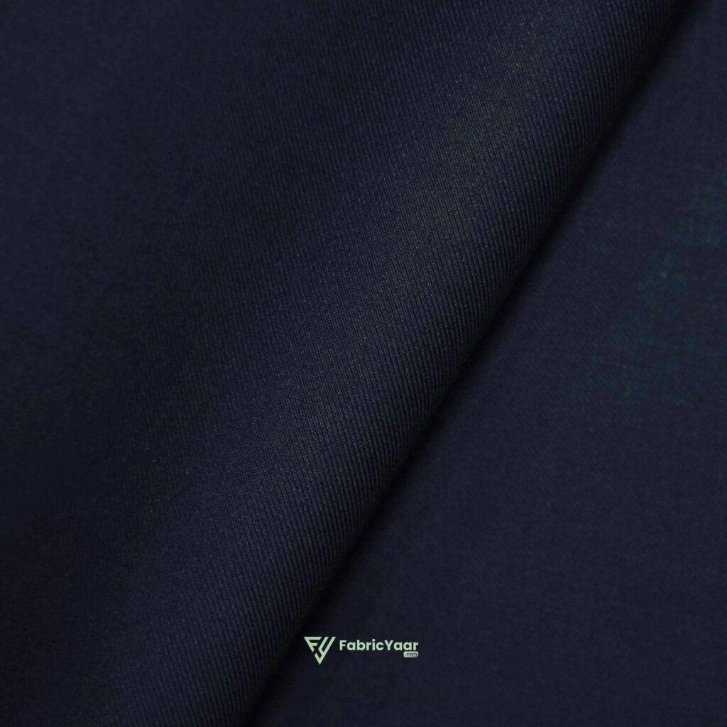 D&J Weighted T/R Plain Midnight Blue Suit / Pant Fabric (Width 58 Inch)