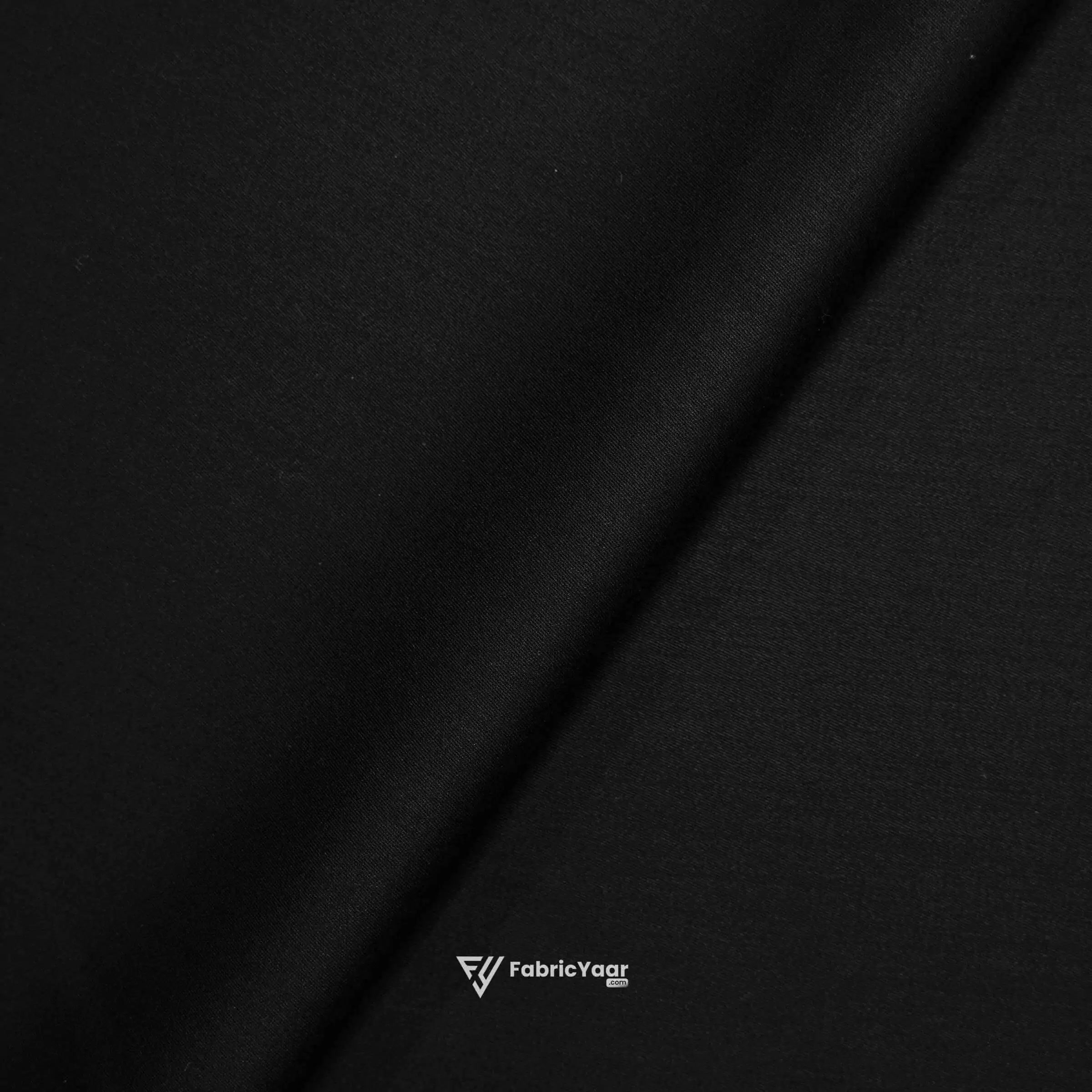 D&J Lustrous T/R Plain Charcoal Black Suit / Pant Fabric (Width 58 Inch)