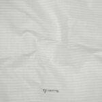 Birla Century Stretchable Light Grey Satin Cotton Trouser Fabric (Width 58 Inch)