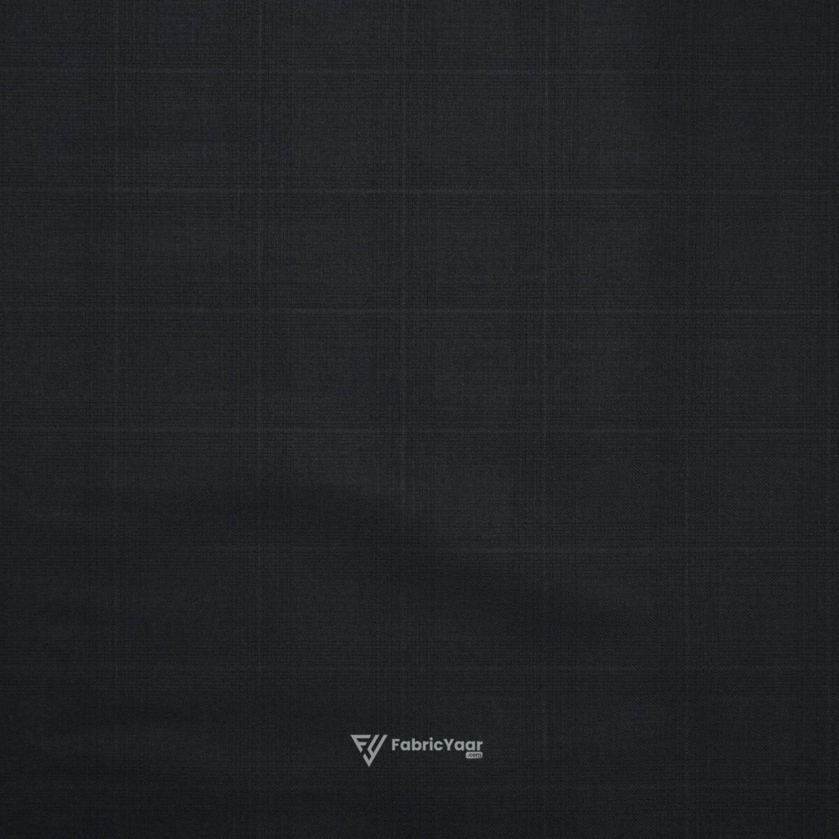 Cadini Italy T/R Forest Green Self Checks Pant/ Suit Fabric (Width 58 Inch)