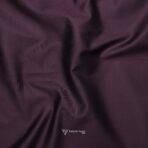 Solino Giza Cotton Plain Majestic Wine Shirt / Kurta Fabric (Width 58 Inch)