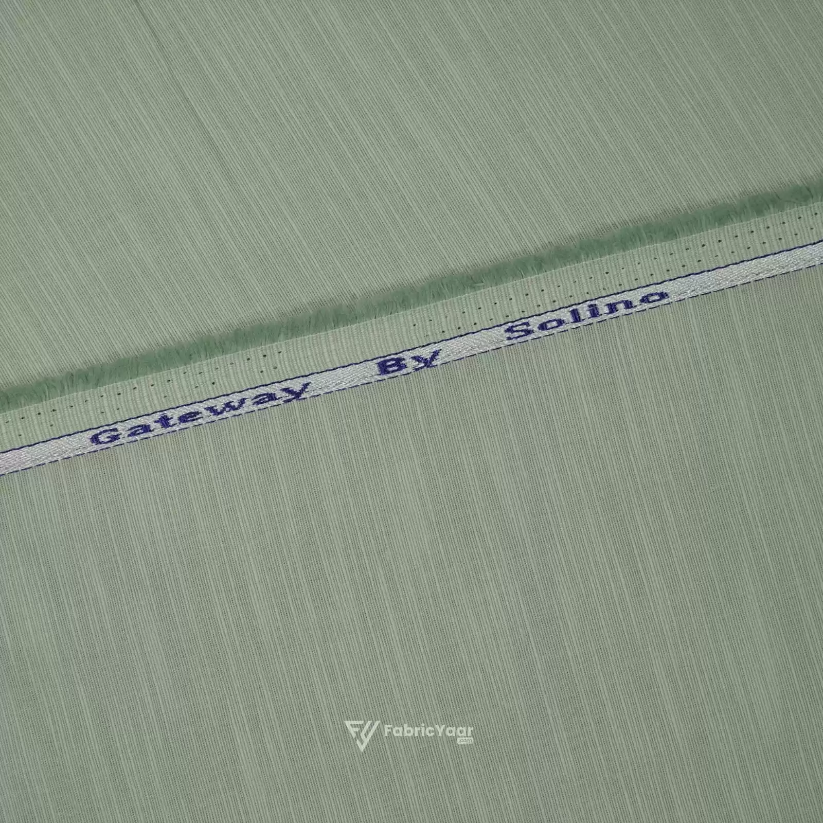 Solino Cotton Linen Plain Vibrant Sea Green Shirt / Kurta Fabric (Width 58 Inch)