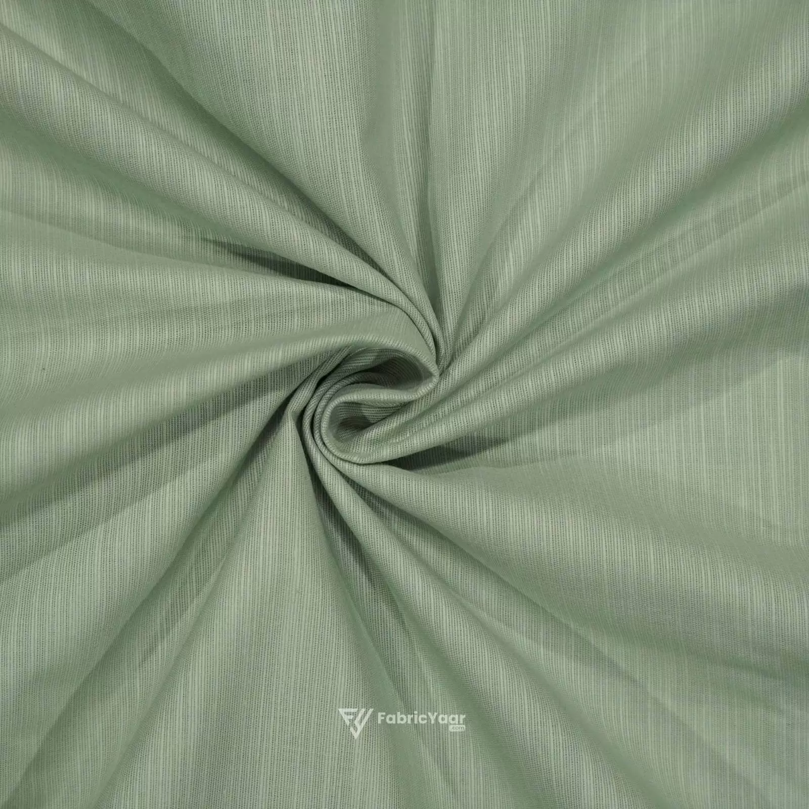 Solino Cotton Linen Plain Vibrant Sea Green Shirt / Kurta Fabric (Width 58 Inch)