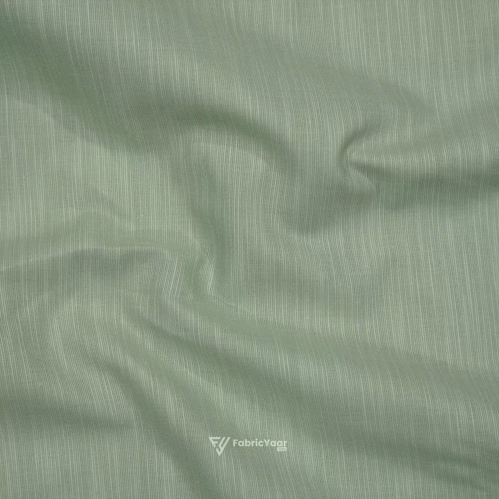 Solino Cotton Linen Plain Vibrant Sea Green Shirt / Kurta Fabric (Width 58 Inch)