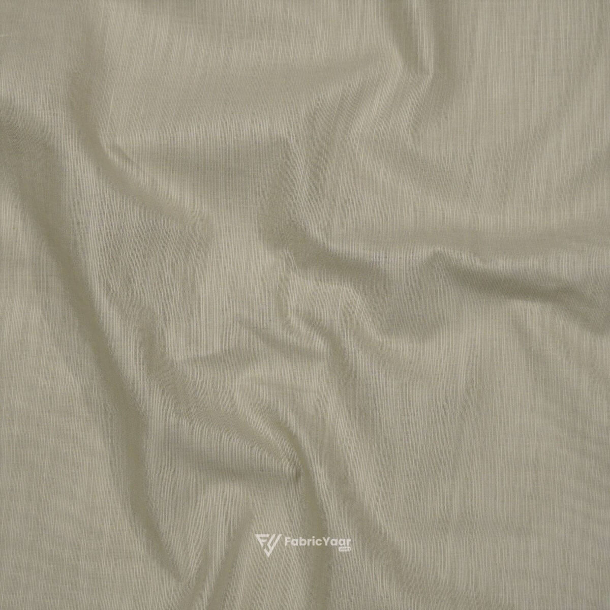 Solino Cotton Linen Plain Ultra Cream Shirt / Kurta Fabric (Width 58 Inch)