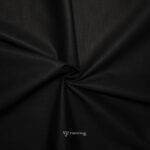 Mitva Cotton Linen Plain Jade Black Shirt / Kurta Fabric (Width 58 Inch)