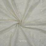 Embroidery With Water Sequins Off-White Kurta / Koti / Shrug Fabric (Widht 38 Inch)