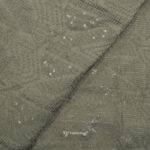 Embroidery With Water Sequins Metallic Olive Kurta / Koti / Shrug Fabric (Widht 38 Inch)
