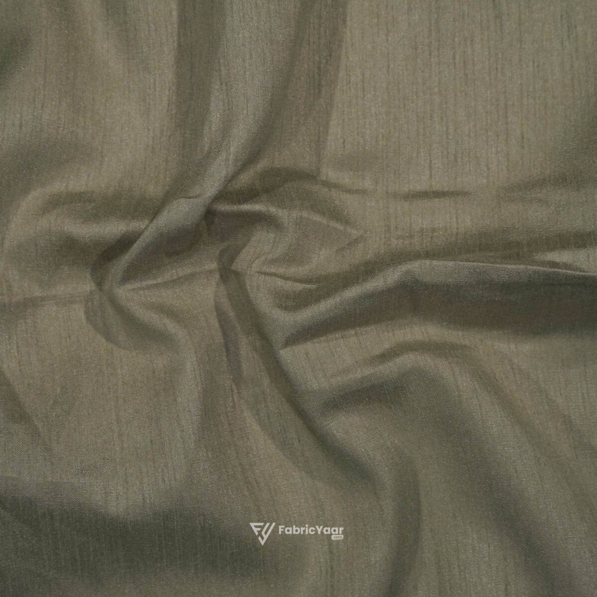 Plain Silk Luminous Olive Kurta / Payjama Fabric (Width 58 Inch)