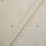 Mitva Giza Cotton Multi Color Jacquard Luminous Cream Shirt / Kurta Fabric (Width 58 Inch)