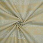 Mitva Giza Cotton Multi Color Jacquard Sand Golden Shirt / Kurta Fabric (Width 58 Inch)