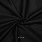 Mitva 100% Pure Cotton Structured Jade Black Shirt / Kurta Fabric (Width 58 Inch)