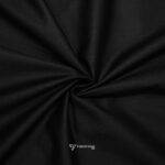 Mitva 100% Pure Cotton Structured Jade Black Shirt / Kurta Fabric (Width 58 Inch)