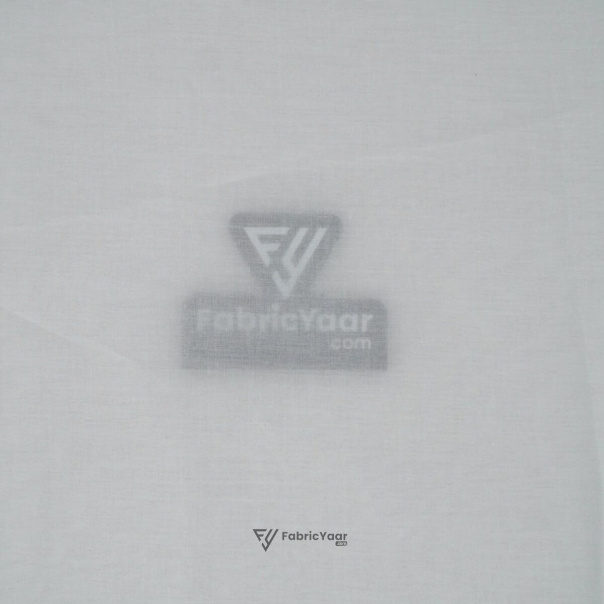 Transparent 100% Cotton Lawn White Shirt / Kurta Fabric (Width 36 Inch)