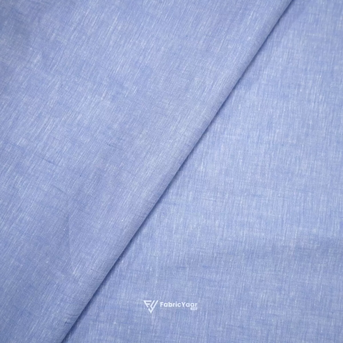 100% Pure Linen 60 LEA True Value Aesthetic Blue Shirt Fabric / Kurta Fabric (Width 58 Inch)