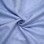 100% Pure Linen 60 LEA True Value Aesthetic Blue Shirt Fabric / Kurta Fabric (Width 58 Inch)