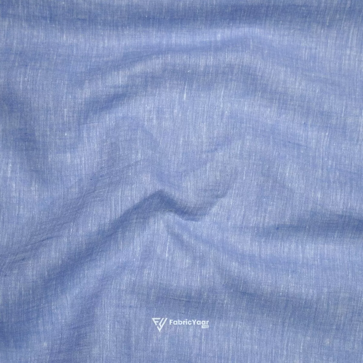 100% Pure Linen 60 LEA True Value Aesthetic Blue Shirt Fabric / Kurta Fabric (Width 58 Inch)