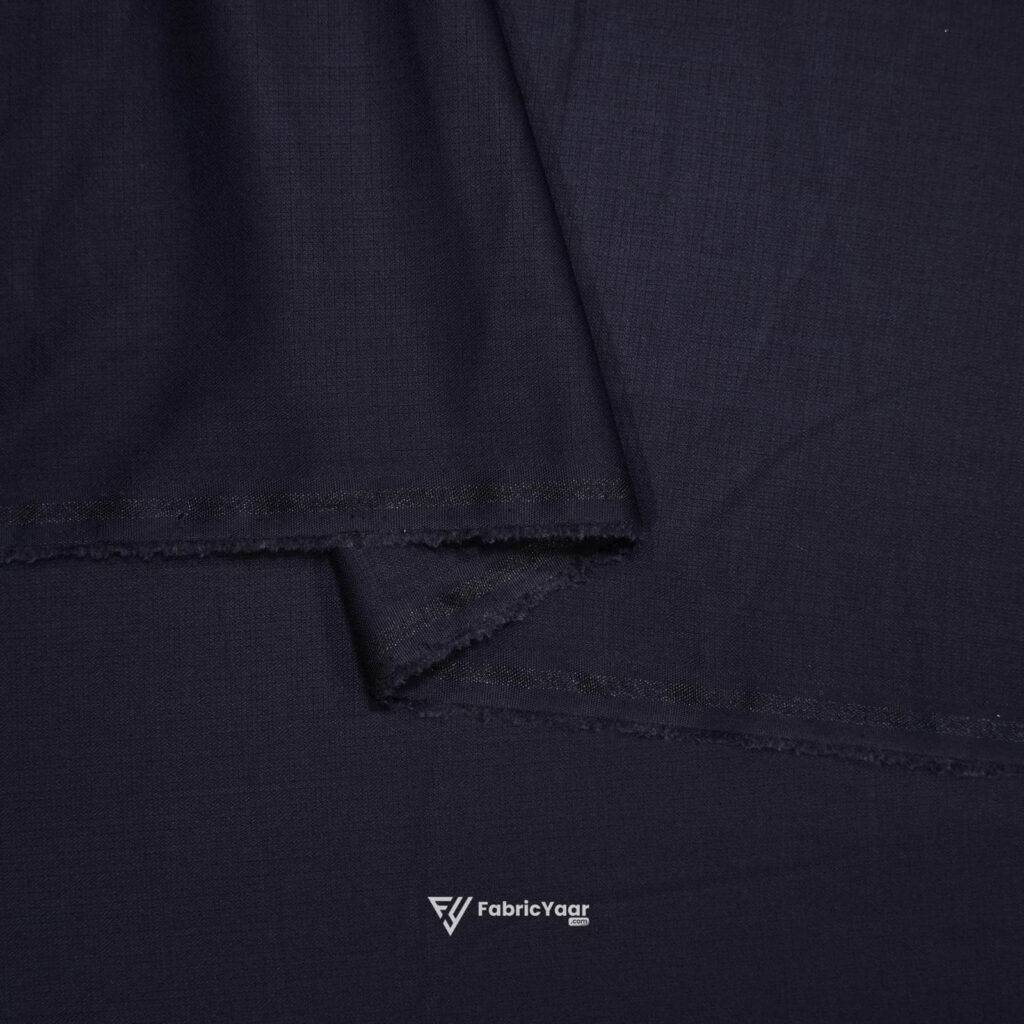 Terry Rayon Zero Emboss Royal Blue Pant / Suit Fabric (Width 58 Inch)