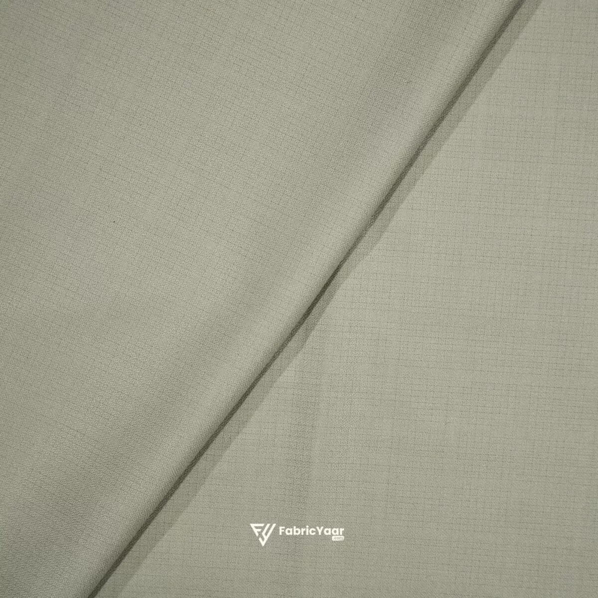 Terry Rayon Zero Emboss Olive Pant / Suit Fabric (Width 58 Inch)