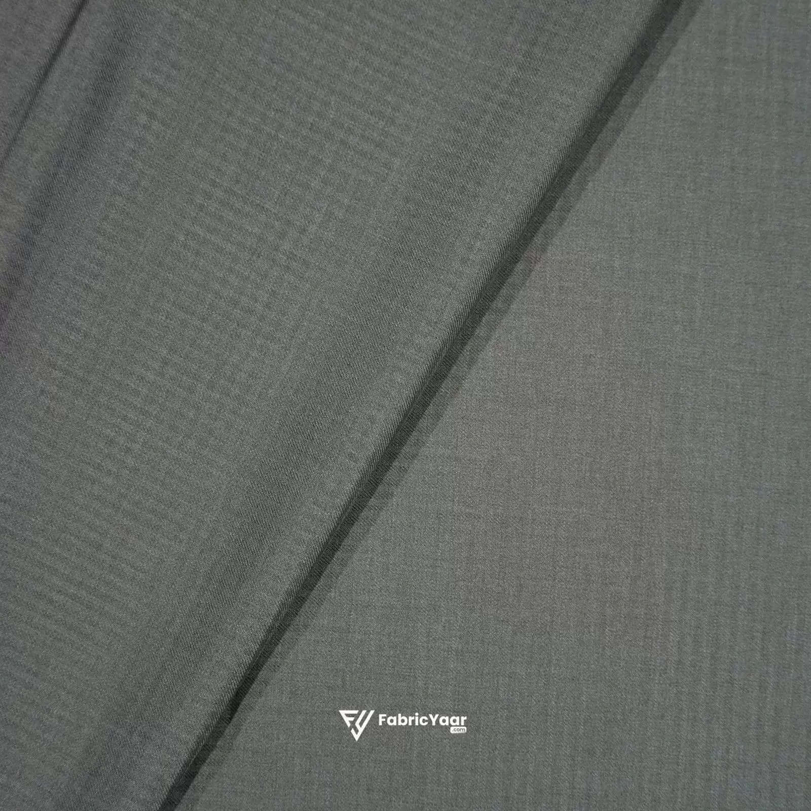 Terry Rayon Zero Emboss Tree Grey Pant / Suit Fabric (Width 58 Inch)