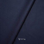 Terry Rayon Zero Emboss Blue Pant / Suit Fabric (Width 58 Inch)