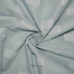 Cotton Lawn Zari Jacquard Buta Light Grey Shirt / Kurta Fabric (Width 58 Inch)