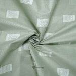 Cotton Lawn Zari Jacquard Buta Mint Green Shirt / Kurta Fabric (Width 58 Inch)
