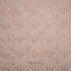 Designer Embroidery Glitter Sequins Creamy Peach Kurta / Koti Fabric (Width 38 Inch)