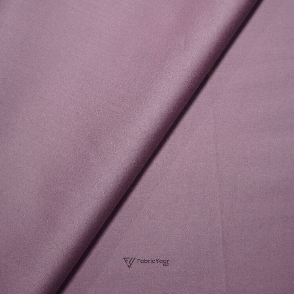 Solino Giza Cotton Plain Megenta Lavender Shirt / Kurta Fabric (Width 58 Inch)