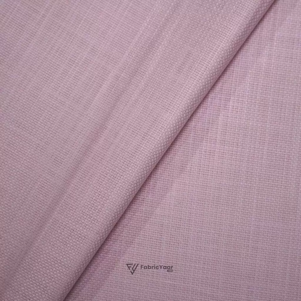 Solino 100% Cotton Jute Structure Roseberry Shirt / Kurta Fabric (Width 58 Inch)