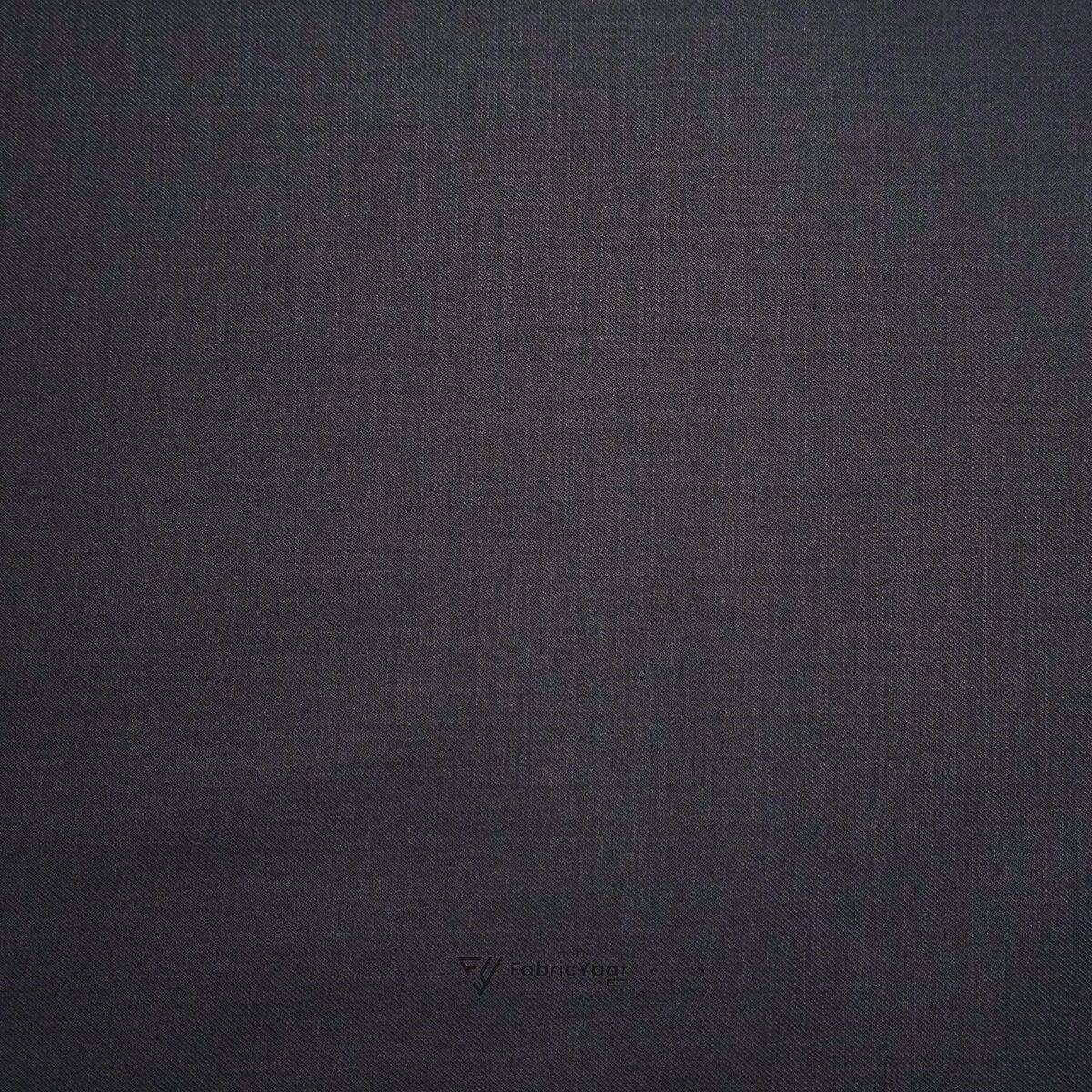 Cadini Italy T/R Plain Metallic Grey Suit / Pant Fabric (Width 58 inch)