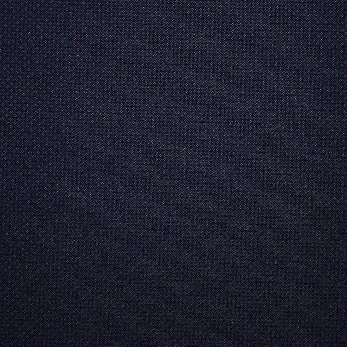 Cadini Italy T/R Textured Classic Blue Suit / Pant Fabric (Width 58 inch)