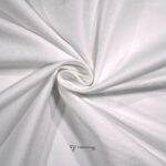 Self Woven White Textured Giza Cotton Shirt / Kurta Fabric (Width 58 Inch)