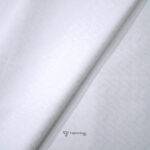 Self Rosewood White Textured Giza Cotton Shirt / Kurta Fabric (Width 58 Inch)
