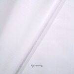 Self Schway White Textured Giza Cotton Shirt / Kurta Fabric (Width 58 Inch)
