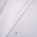 Self Abbot White Textured Giza Cotton Shirt / Kurta Fabric (Width 58 Inch)