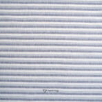 Cotton Linen Self Shaded Blue Stripe Shirt / Kurta Fabric (Width 58 Inch)